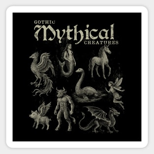 Gothic Mythical Creatures Sticker